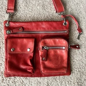 Fossil Leather Crossbody Bag